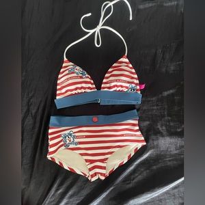 Hysteric Glamour striped 🇺🇸 bikini